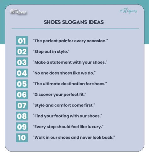 shoe business slogan ideas